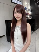ラルム 新宿(LARME SHINJUKU)&nbsp;シールエクステ×ピンクベージュ/レイヤーカット【Yumi/新宿】