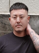 ロマンズヘッド(浪漫頭髪 ROMAN’S HEAD)&nbsp;スキンフェードクロップスタイル。