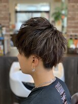 ヘアーアンドシェーブ ジンジャー(GINGER) 2ブロックマッシュ