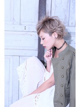 ヘアーズ ベリー 日本橋店(hairs BERRY) BERRY/外ハネボブ＿アッシュブラウン＿ネオウルフ＿オーガニック