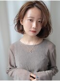 ふんわりボブ