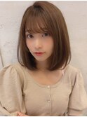 前髪カット 酸性ストレート 髪質改善 カット 艶髪 599