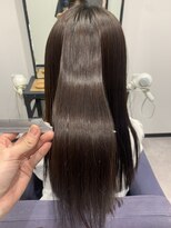 アルコイリスバイドールヘアー(ARCOIRIS by Dollhair)&nbsp;ノームコアフレンチボブ男色系カラーパーマボブくびれヘア都島