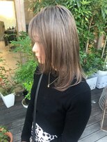 ラヴェストバイフレイスウェル(LOVEST by frace well)&nbsp;【LOVEST服部】透明感ベージュ/艶感ロング/ふんわりカール