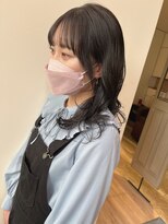 ヘアーポケット リタ(HAIR POCKET ritta)&nbsp;ダークグレージュ×サイド