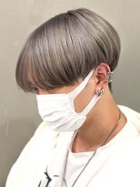 エルマーク(L-MARK) シースルーマッシュナチュラルマッシュメンズ韓国ツーブロック