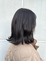 ロカ 表参道(loka)&nbsp;外ハネミディ/グレージュカラー[表参道/髪質改善/ハイライト]Mai