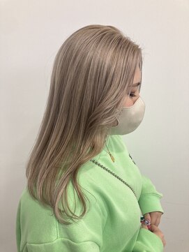 ゲーム 原宿店(GAME) ミルクティーベージュ/ダブルカラー/ケアブリーチ/髪質改善/原宿