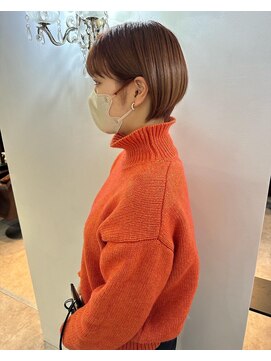 グランドライン(GRAND LINE) 《GRANDLINE松本》丸みショート　ミニショート　オレンジ