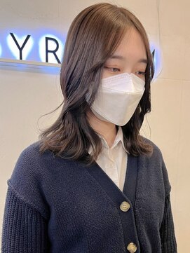 ベイルーム(BAYROOM by HONEY omotesando) 大人可愛い20代30代40代韓国くびれ巻き×ラテベージュ