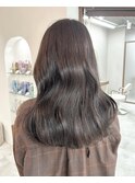 【福岡美容室/小山田】透明感ショコラグレージュ+ブリーチなし