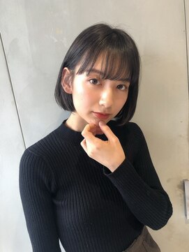 ガリカ 蔵前(Gallica) 【竹之内蔵人】透明感艶髪耳掛けボブ/小顔ライン/内巻きボブ