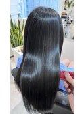 黒美髪☆髪質改善ストレート