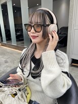 ロンドワン 三宮元町(Lond one) ホワイトインナーカラー/成人式ヘアカラー/成人式髪色