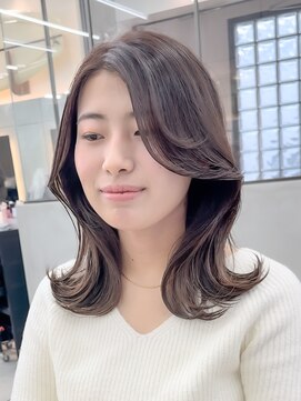 ロンドシエル 横浜(Lond ciel) 韓国顔まわりレイヤー×グレージュ