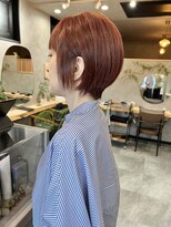 ウル(ulu.)&nbsp;大人可愛い♪ショート×脱白髪染めピンクカラー