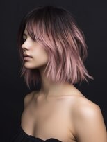 アルトリスト(Altruist Aging×HAIR&SPA)&nbsp;★ダークアッシュ大人ガーリーボブ着物ミディアムレイヤーカット