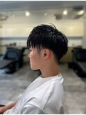 MEN'SHAIRアッシュブラックベリーショートダークアッシュ
