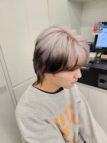 エニフォーイーストハム(Eni for eastham)&nbsp;メンズ/アンブレラカラー/ホワイトカラー/ショートウルフ