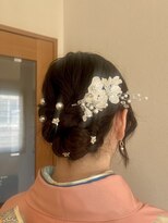 エミュ 天文館店(eMu) 大人っぽくアップスタイル.*