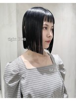 ホロ(hollo)&nbsp;オン眉ボブ_切りっぱなし_タッセルボブ_ミニボブ