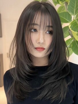 ヘアサロンラルガ 下曽根店(Hair salon Raruga) ハイライトカラーミルクティーベージュレイヤーカット