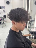 パーマ後のカット