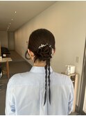お呼ばれタイトアレンジ