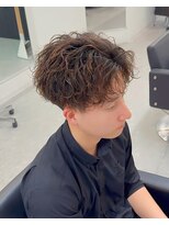 ブライト(BRIGHT)&nbsp;センターパートシャドウパーマ無造作パーマ