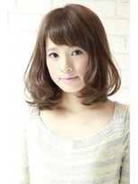 ［K-two銀座］重めバングで目力&小顔度UPピュアフェミニンミディ