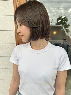 カフネ(cafne) ボブ*切りっぱなしボブ*カーテンバング*田中啓之