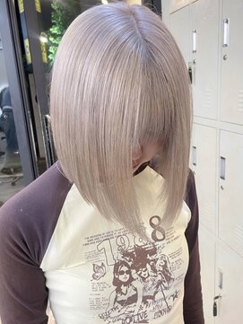 フラム 渋谷(flamme) bob×white beige