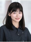 面長　ミディアム　ミニウルフ　外ハネ　ボブ　レイヤー