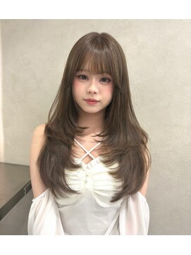 ロンド マーレ 天神大名店(Lond mare) レイヤーカット/ハッシュカット/グレージュ