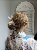 『夏のイベントに♪浴衣ヘアアレンジ』