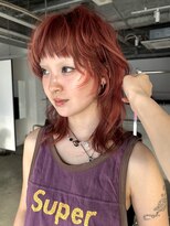 エルメ クラマエ(Elme)&nbsp;ブリーチあり暖色カラー×ウルフカット