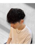 メンズパーマ　ツイスパ　マッシュ　横浜