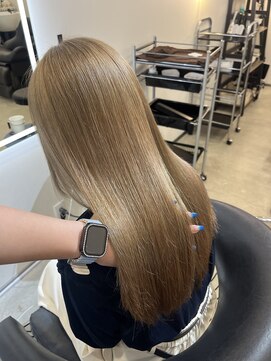 クオン 伊勢崎(QUON.) 縮毛履歴ありダブルカラー