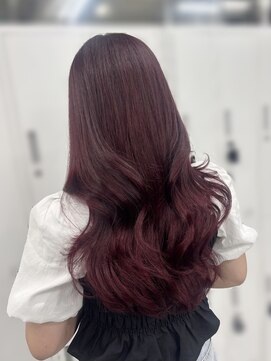 アリュウル 表参道(ALLURE) チェリーピンク／暖色カラー／レイヤーカット　佐藤