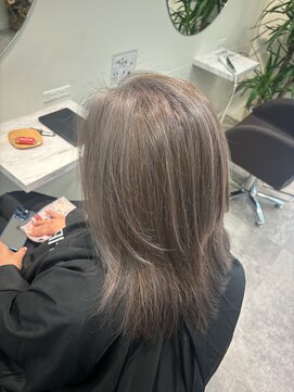 白髪ぼかし30代40代50代グレイカラー白髪染め白髪ぼかし