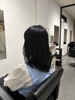 ブレイク 袋井店(BREK)&nbsp;ブルーブラックレイヤーカット