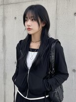 エイチ ウルフカット 大阪梅田(811)&nbsp;フェイスフレーミングルーツカラーネオウルフ天使の羽バングボブ