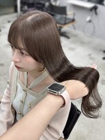 フォンズ(FONS)&nbsp;上品韓国ヘアラベンダーグレージュ
