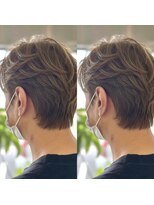 ラフィネ ヘアー ドゥー(RAFFINE HAIR DEUX)&nbsp;フェザー風センターパート