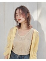 ビーハイブ 仙台駅前店(Behive)&nbsp;ミディアム/レイヤー/ブラウン/ベージュ/20代30代40代