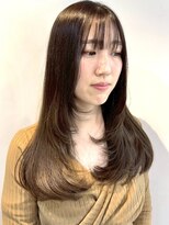 イチエ(ICHIE)&nbsp;顔周りレイヤー レイヤースタイル　透明感カラー