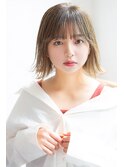 【BAYROOM】大人カワイイ切りっぱなしボブ