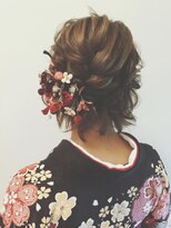 ネオリーブ チロル 横浜西口店(Neolive CiroL.)&nbsp;卒業式ヘアアレンジ☆横浜　振袖・袴着付け