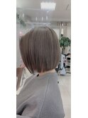 切りっぱなしボブ