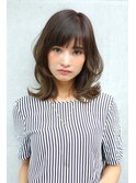 外ハネレイヤーミディ